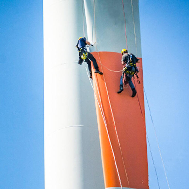 風力發電塔筒緩降器A類9.6mm靜態繩索 風力發電塔筒緩降器A類9.6mm靜態繩索