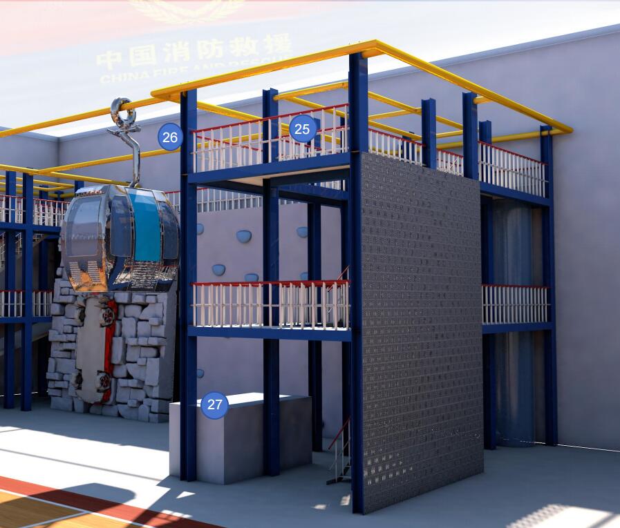 高空繩索救援基礎訓練設施 高空繩索救援基礎訓練設施